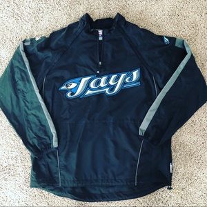 MLB Majestic Toronto Bluejays cool base pullover